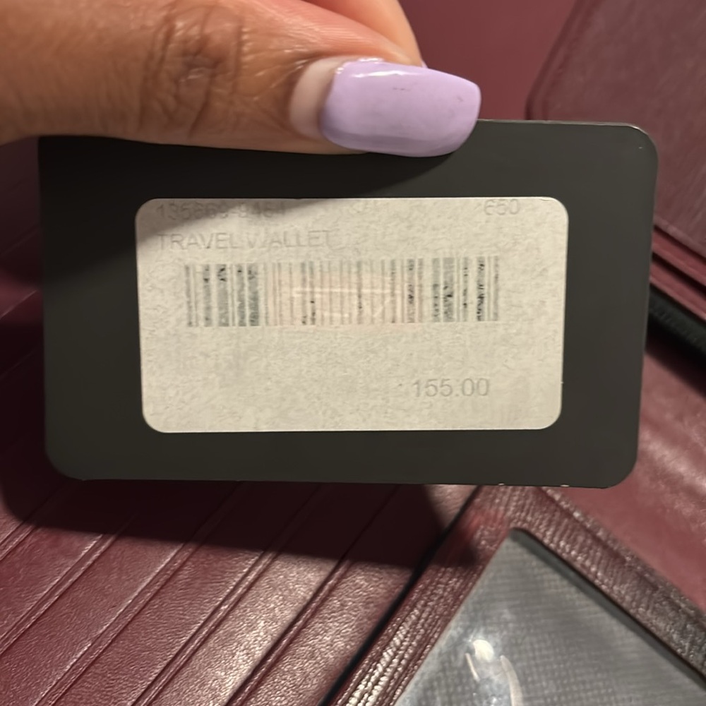 Tumi Ombré Leather Travel Wallet - Picture 7 of 7